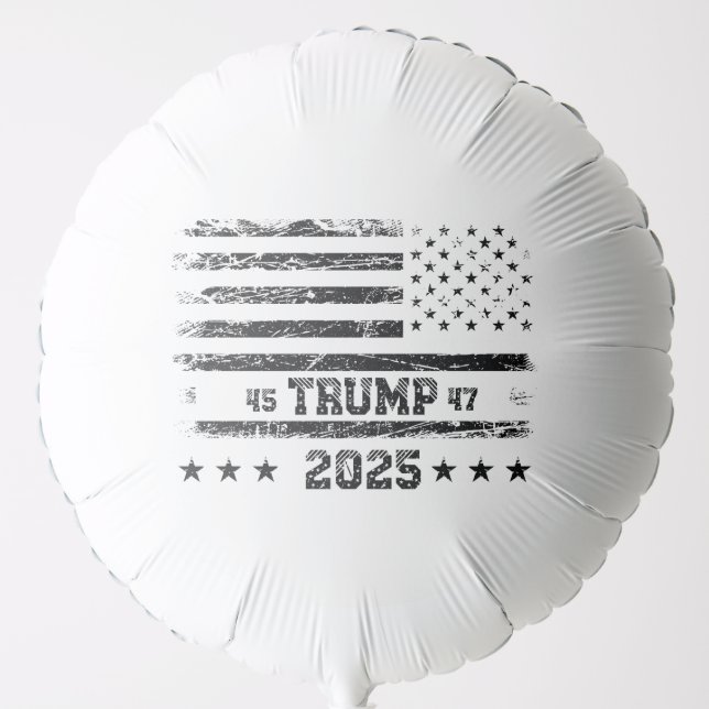 Flag of the United States.President Donald Trump.R Balloon (Front)