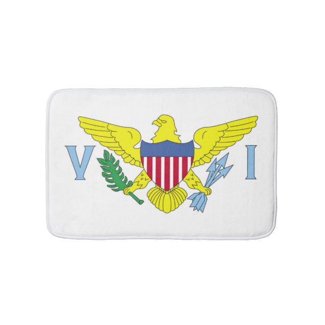 Flag of the United States Virgin Islands Bath Mat (Front)