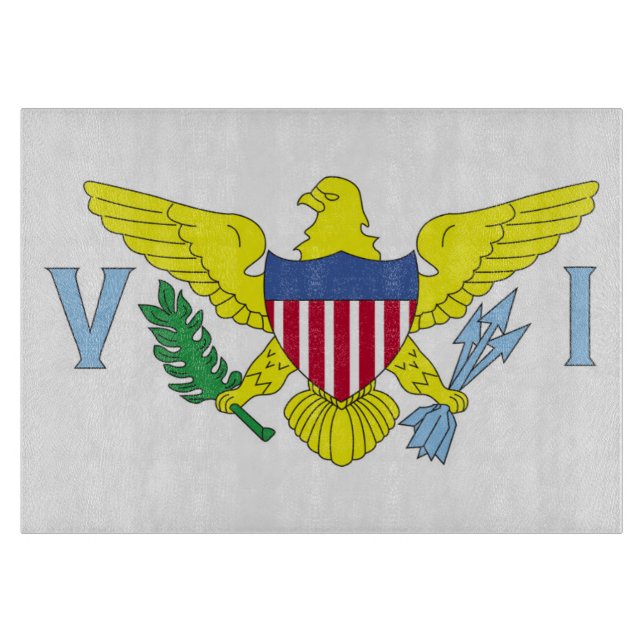 Flag of the United States Virgin Islands Cutting Board (Front)