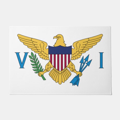 Flag of the United States Virgin Islands Doormat