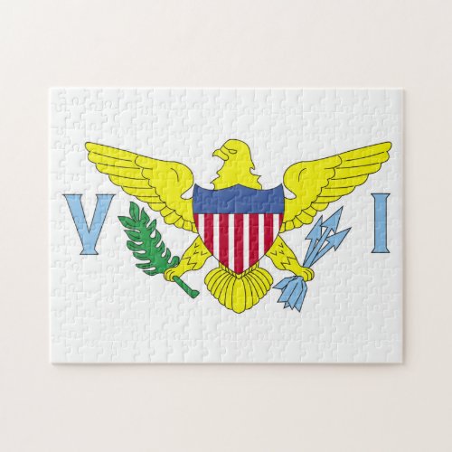 Flag of the United States Virgin Islands Jigsaw Puzzle