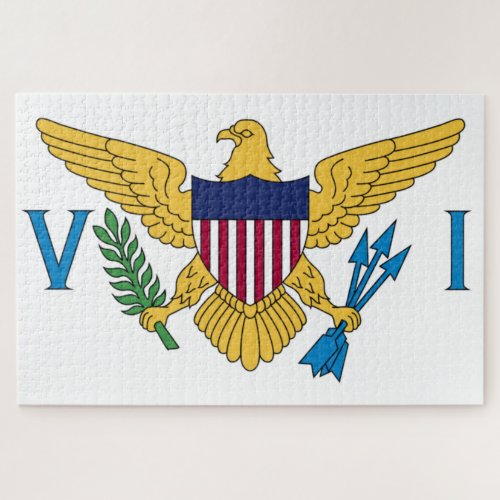 Flag of the United States Virgin Islands Jigsaw Puzzle