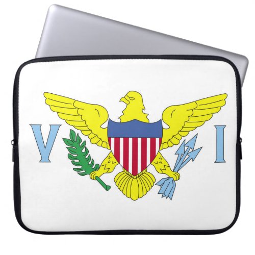 Flag of the United States Virgin Islands Laptop Sleeve