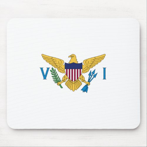 Flag of the United States Virgin Islands Mouse Pad