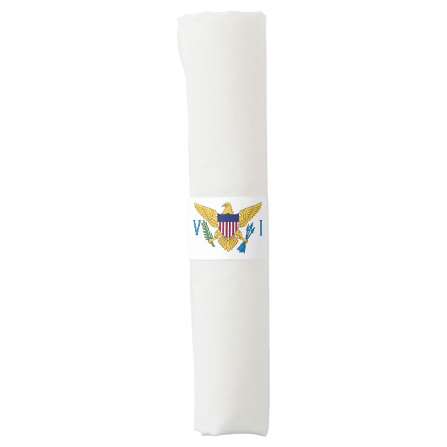 Flag of the United States Virgin Islands Napkin Bands (Front)