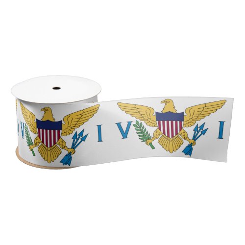 Flag of the United States Virgin Islands Satin Ribbon