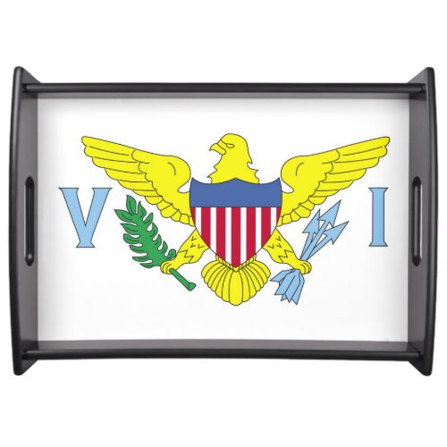 Flag of the United States Virgin Islands Serving Tray