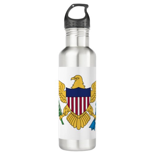 Flag of the United States Virgin Islands Stainless Steel Water Bottle