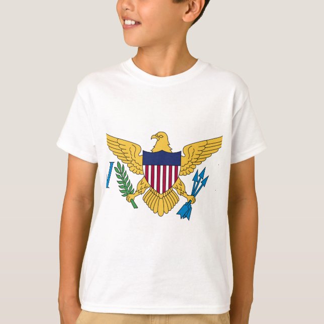 Flag of the United States Virgin Islands T-Shirt (Front)