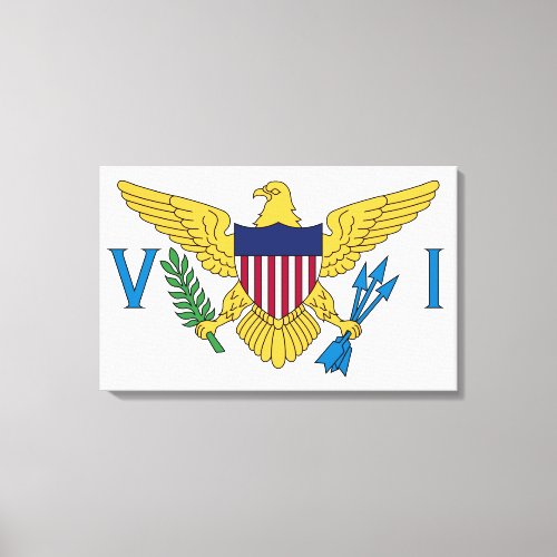 Flag of the US Virgin Islands Canvas Print