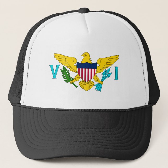 Flag of the US Virgin Islands Trucker Hat (Front)