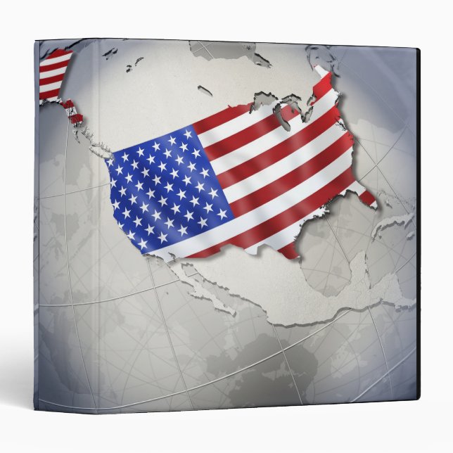 Flag of the USA Binder (Front/Spine)