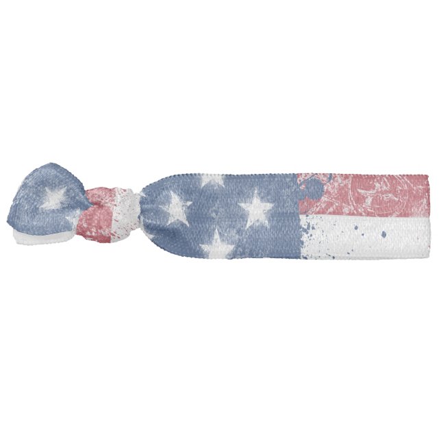 Flag of the USA Elastic Hair Tie (Left)