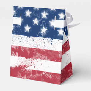 Flag of the USA Favor Boxes