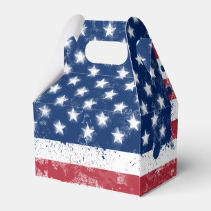 Flag of the USA Favor Boxes