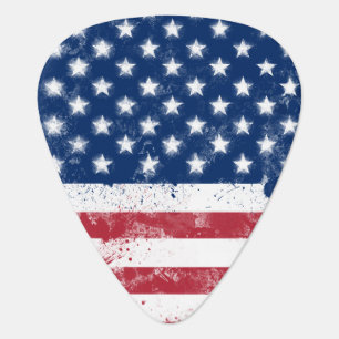 Flag of the USA Guitar Pick