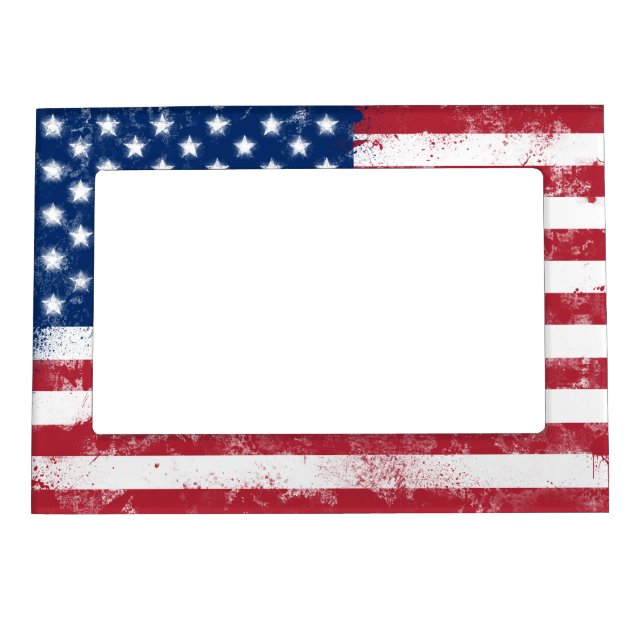 Flag of the USA Magnetic Frame (Front)
