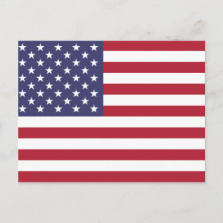 Flag of the USA Postcard