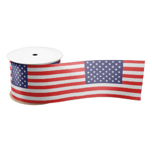 Flag of the USA Satin Ribbon