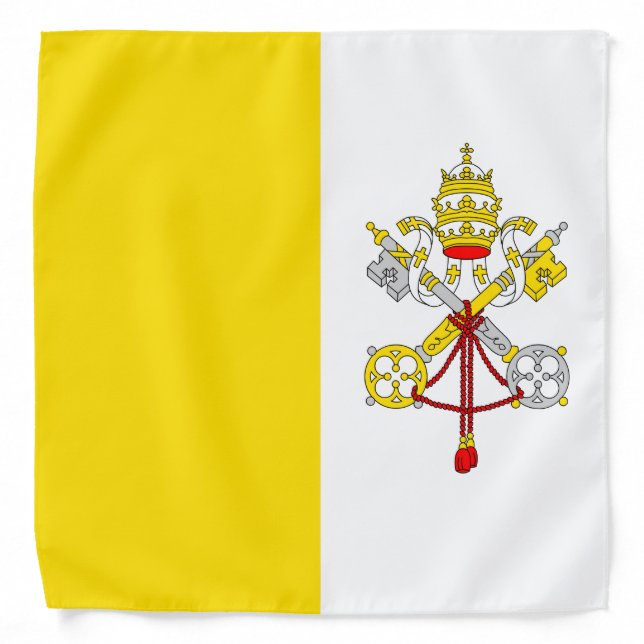 Flag of the Vatican City State Bandana (Front)