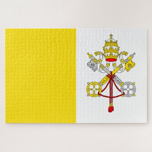 Flag of the Vatican City State Jigsaw Puzzle
