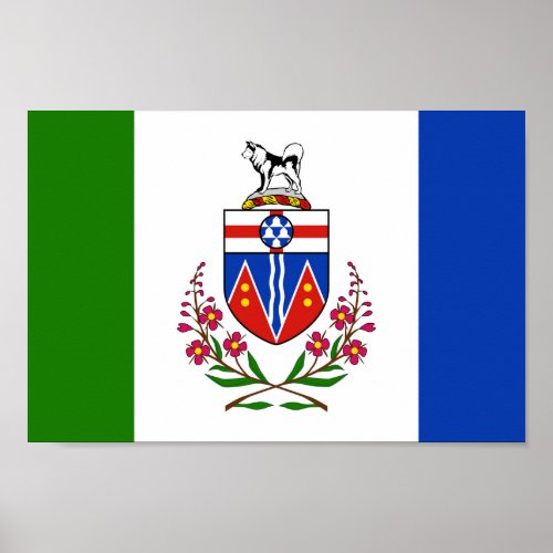 Flag of the Yukon Territory Poster