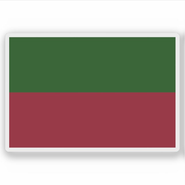 Flag of the Zapotec people, Mexico Sticker (Front)