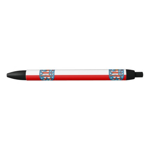 Flag of Thuringia Black Ink Pen