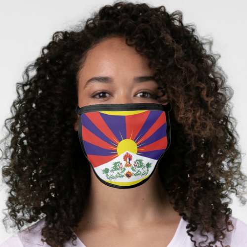 Flag of Tibet Face Mask