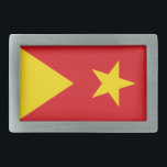 Flag of Tigray Region Belt Buckle<br><div class="desc">Tigray National Regional State is the northernmost region of Ethiopia. Tigray is the homeland of the Tigrayan,  Irob and Kunama peoples. Tigray is also known as Region 1 according to the federal constitution. Its capital and largest city is Mekelle.</div>