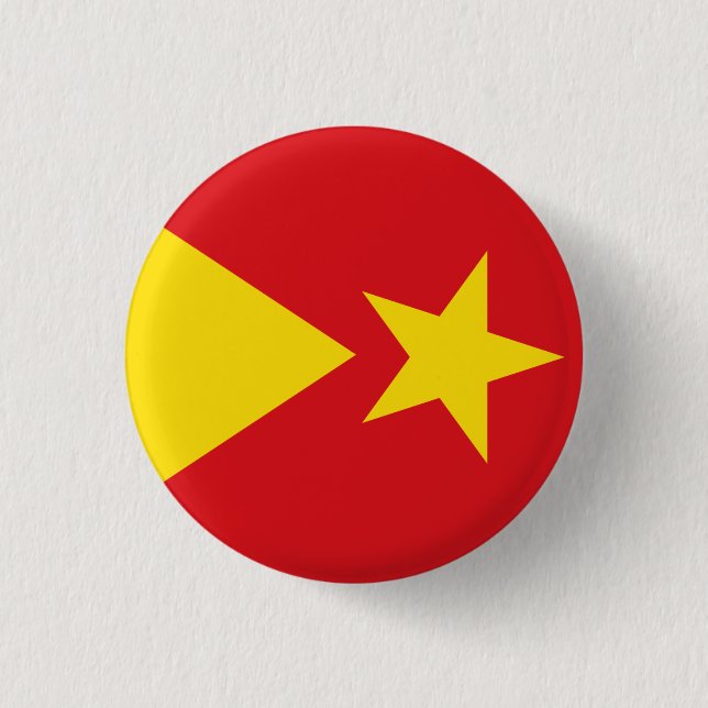 Flag of Tigray Region Button (Front)