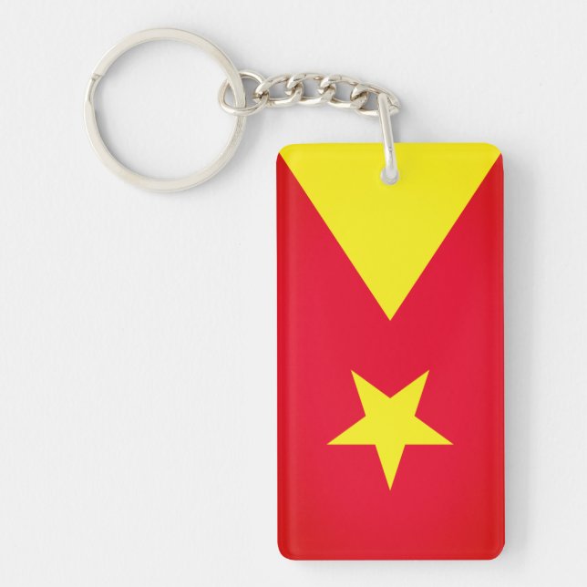 Flag of Tigray Region Keychain (Front)