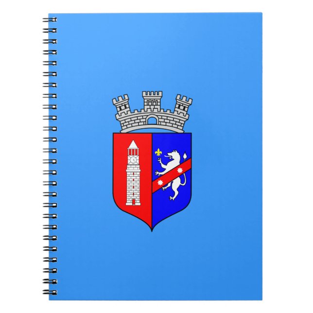 Flag of Tirana, Albania Notebook (Front)