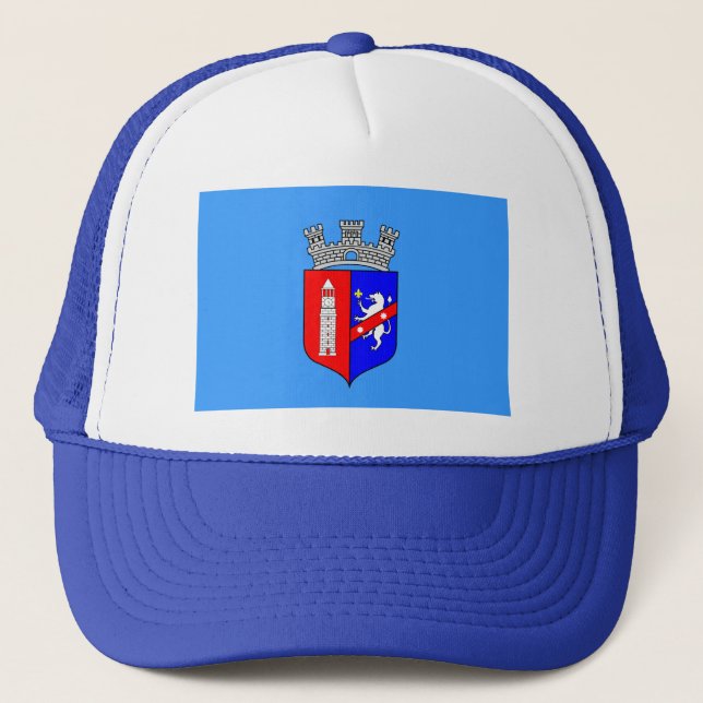 Flag of Tirana, Albania Trucker Hat (Front)