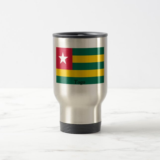Flag of Togo Travel Mug (Center)