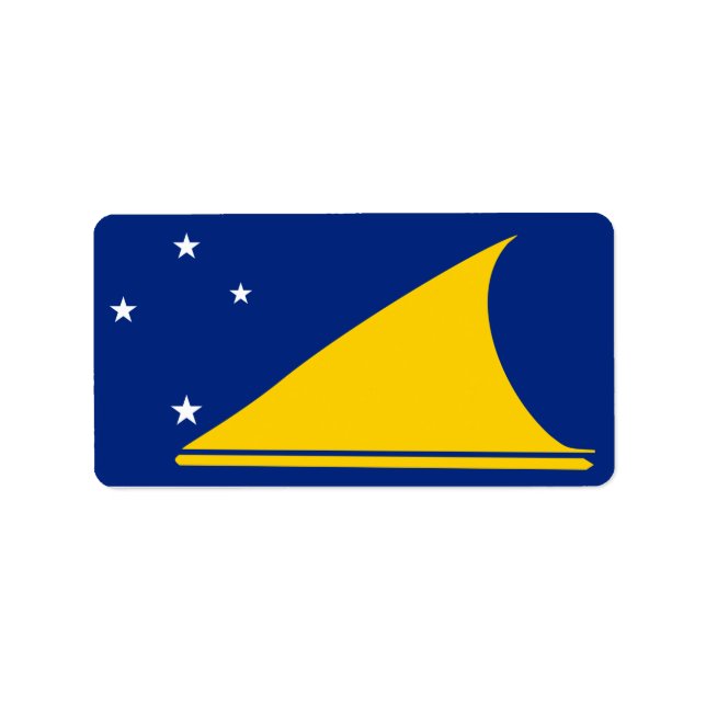 Flag of Tokelau Labels (Front)