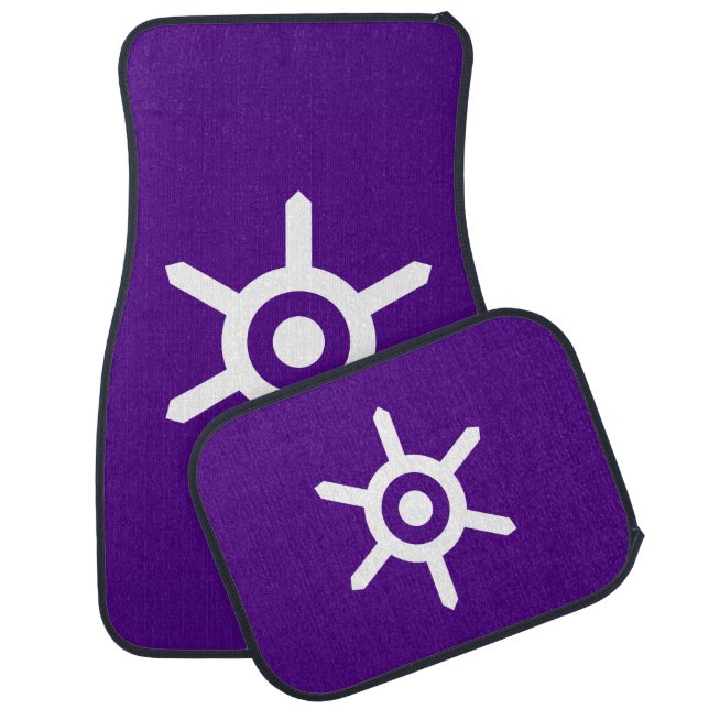 Flag of Tokyo prefecture, Japan Car Mat (Set)