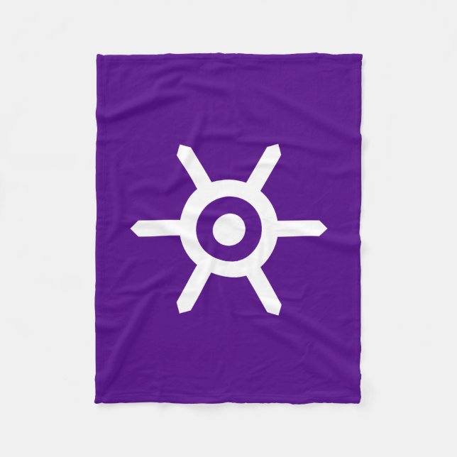 Flag of Tokyo prefecture, Japan Fleece Blanket (Front)