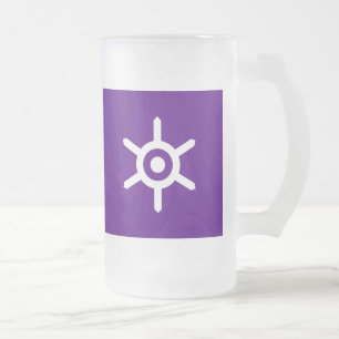 Flag of Tokyo prefecture, Japan Frosted Glass Beer Frosted Glass Beer Mug