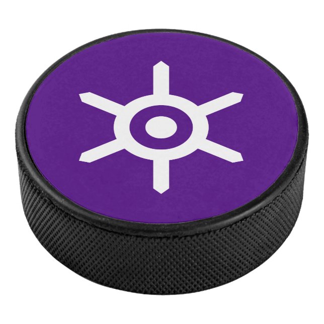Flag of Tokyo prefecture, Japan Hockey Puck (3/4)