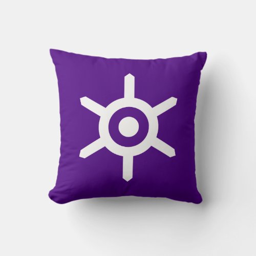 Flag of Tokyo prefecture Japan Throw Pillow