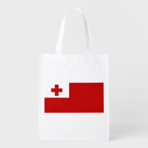 Flag of Tonga Reusable Grocery Bag
