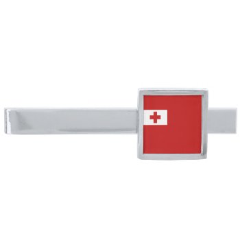 Flag Of Tonga Tie Clip by Flagosity at Zazzle