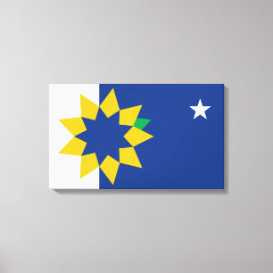 Flag of Topeka (Kansas) Canvas Print
