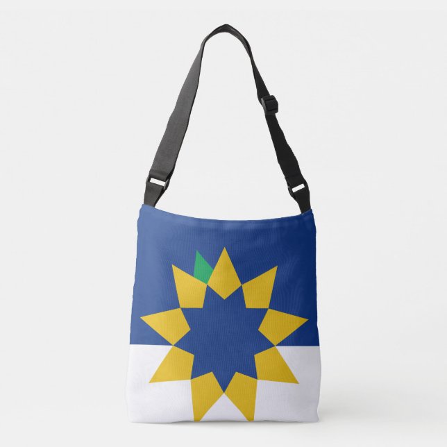Flag of Topeka, Kansas Crossbody Bag (Front)
