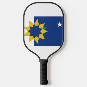 Flag of Topeka, Kansas Pickleball Paddle