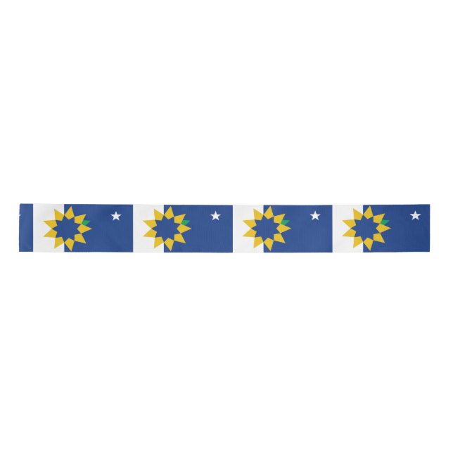 Flag of Topeka, Kansas Satin Ribbon (Front)