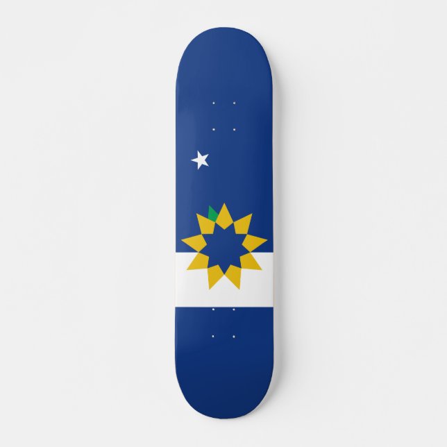 Flag of Topeka, Kansas Skateboard (Front)