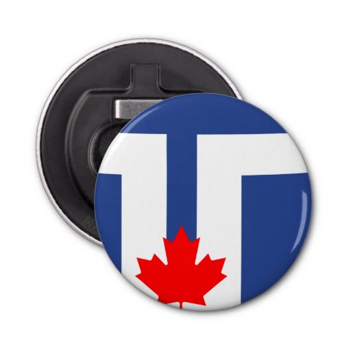 Flag of Toronto Ontario Bottle Opener
