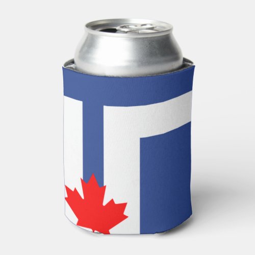 Flag of Toronto Ontario Can Cooler